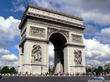 Тріумфальна арка, Париж — фото, опис, адреса